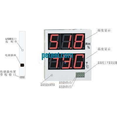 国产环境温湿度警示看板(0.1～99.9%Rh,-9.9～60℃)