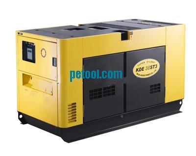 静音三相柴油发电机 50KVA（四缸24V电起动）