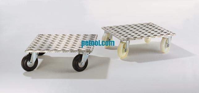 德国250kg滚珠轴承铝制搬运车(L500*W500*H160mm)