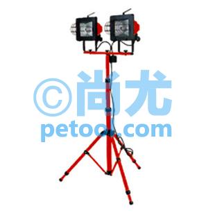 国产红色双头落地工作灯