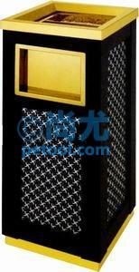 国产黑色边框方形室内垃圾桶(L280*W280*H685mm)