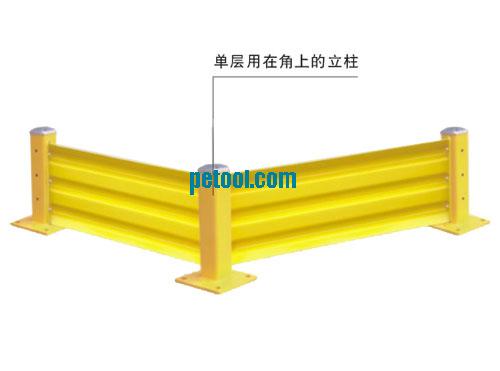 国产黄色单层围栏中柱(H475mm)  