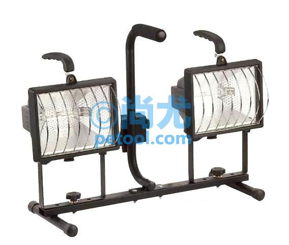 国产黑色手提双头工作灯(2*500W)
