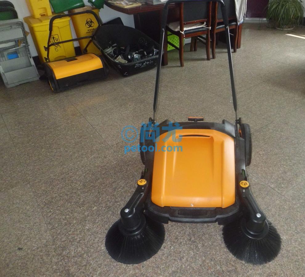SKU:00231750,手推式双刷扫地机无动力工业扫地机车间工厂仓库商场车间清扫机的照片