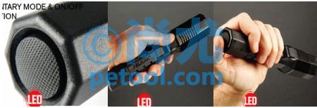 SKU:00229941,美国黑色LED中型强光手电筒的照片