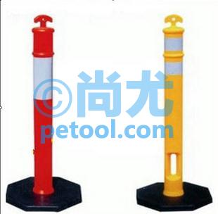 SKU:00228207,国产PE橡胶活动交通警示柱的照片