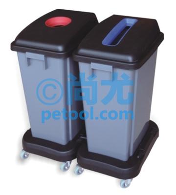 SKU:00260671,国产可移动分类垃圾桶的照片