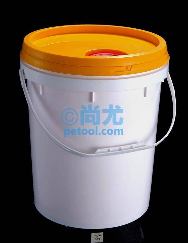 国产彩色盖压口HDPE废液桶(20L)