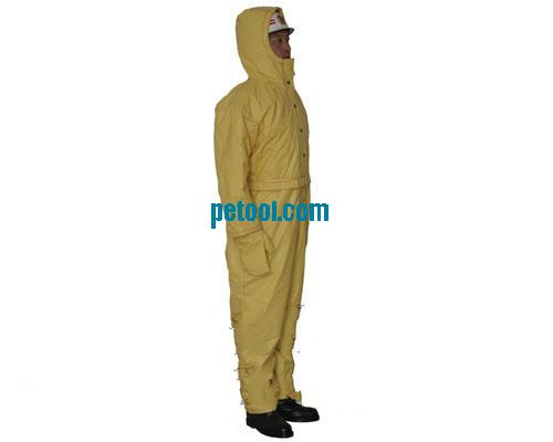 国产连体式耐酸碱防化防蒸汽服(S/M/L) 